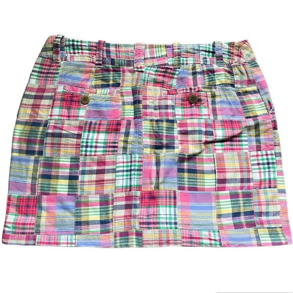 Tommy Hilfiger Pink Preppy Plaid Quilted Patchwork Skirt Size 12 - Picture 2 of 7